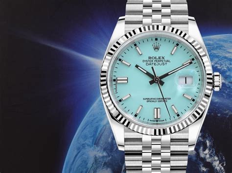 rolex datejust tiffany dial|rolex tiffany blue 36mm price.